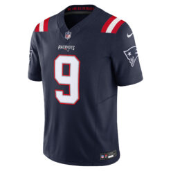 Alternative view of Kayshon Boutte New England Patriots Navy Home Vapor F.U.S.E Limited Jersey - All Stitched