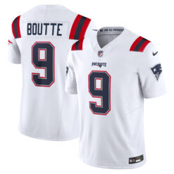 Kayshon Boutte New England Patriots White Road Vapor F.U.S.E Limited Jersey - All Stitched