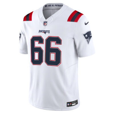 Alternative view of Will Campbell New England Patriots White Road Vapor F.U.S.E Limited Jersey - All Stitched