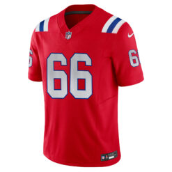 Alternative view of Will Campbell New England Patriots Red Alternate Vapor F.U.S.E Limited Jersey - All Stitched