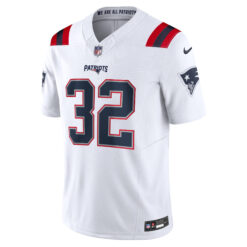 Alternative view of Treveyon Henderson New England Patriots White Road Vapor F.U.S.E Limited Jersey - All Stitched