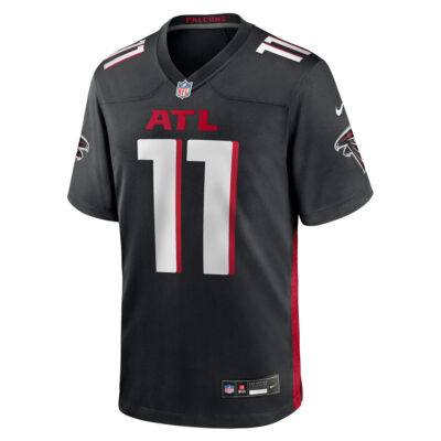 Alternative view of Jalon Walker Atlanta Falcons Black Home Game Jersey - All Stitched