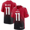 Jalon Walker Atlanta Falcons Red 2nd Alternate Game Jersey - All Stitched