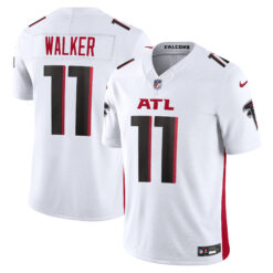 Jalon Walker Atlanta Falcons White Road Vapor F.U.S.E Limited Jersey - All Stitched