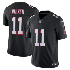 Jalon Walker Atlanta Falcons Black Alternate Vapor F.U.S.E Limited Jersey - All Stitched