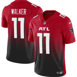 Jalon Walker Atlanta Falcons Red 2nd Alternate Vapor F.U.S.E Limited Jersey - All Stitched