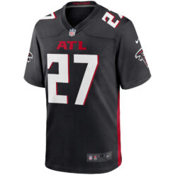 Alternative view of James Pearce Jr Atlanta Falcons Black Home Game Jersey - All Stitched