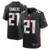 Deion Sanders Atlanta Falcons Black Home Game Jersey - All Stitched