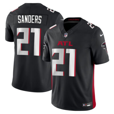Deion Sanders Atlanta Falcons Black Home Vapor F.U.S.E Limited Jersey - All Stitched