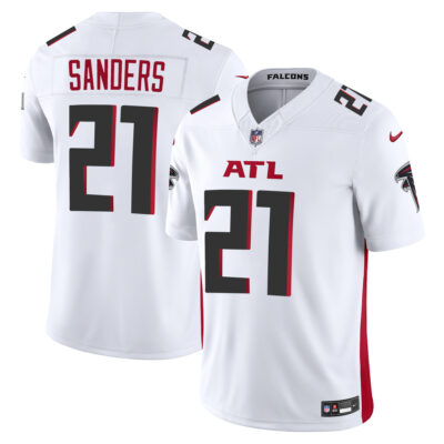 Deion Sanders Atlanta Falcons White Road Vapor F.U.S.E Limited Jersey - All Stitched