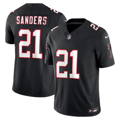Deion Sanders Atlanta Falcons Black Alternate Vapor F.U.S.E Limited Jersey - All Stitched