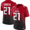 Deion Sanders Atlanta Falcons Red 2nd Alternate Vapor F.U.S.E Limited Jersey - All Stitched