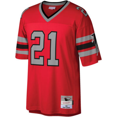 Alternative view of Deion Sanders Atlanta Falcons Red Legacy Jersey - All Stitched