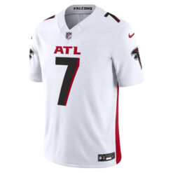 Alternative view of Michael Vick Atlanta Falcons White Road Vapor F.U.S.E Limited Jersey - All Stitched