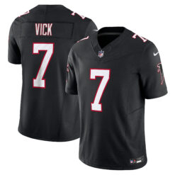 Michael Vick Atlanta Falcons Black Alternate Vapor F.U.S.E Limited Jersey - All Stitched