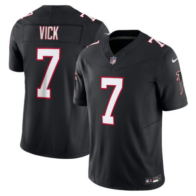 Michael Vick Atlanta Falcons Black Alternate Vapor F.U.S.E Limited Jersey - All Stitched