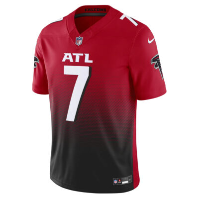 Alternative view of Michael Vick Atlanta Falcons Red 2nd Alternate Vapor F.U.S.E Limited Jersey - All Stitched