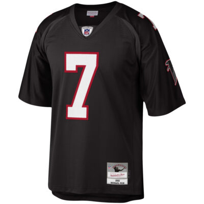 Alternative view of Michael Vick Atlanta Falcons Black Legacy Jersey - All Stitched