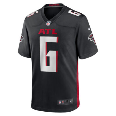 Alternative view of Younghoe Koo Atlanta Falcons Black Home Game Jersey - All Stitched