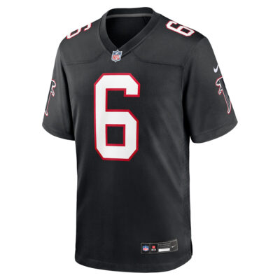 Alternative view of Younghoe Koo Atlanta Falcons Black Alternate Game Jersey - All Stitched