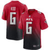 Younghoe Koo Atlanta Falcons Red 2nd Alternate Game Jersey - All Stitched
