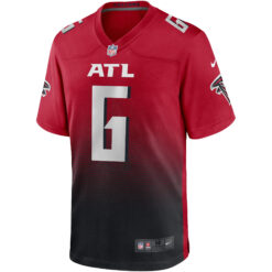 Alternative view of Younghoe Koo Atlanta Falcons Red 2nd Alternate Game Jersey - All Stitched