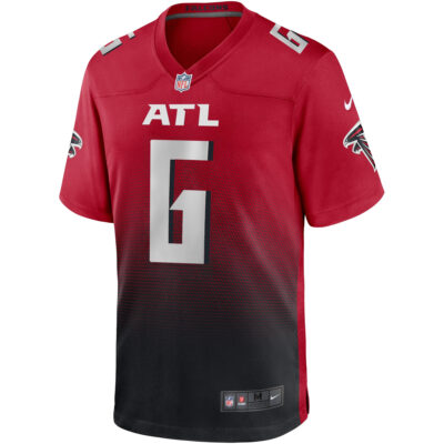 Alternative view of Younghoe Koo Atlanta Falcons Red 2nd Alternate Game Jersey - All Stitched