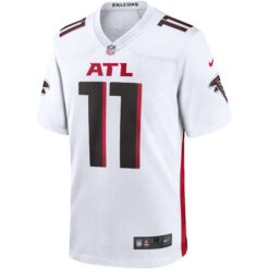 Alternative view of Julio Jones Atlanta Falcons White Road Game Jersey - All Stitched