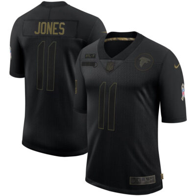 Julio Jones Atlanta Falcons Black Salute To Service Jersey - All Stitched