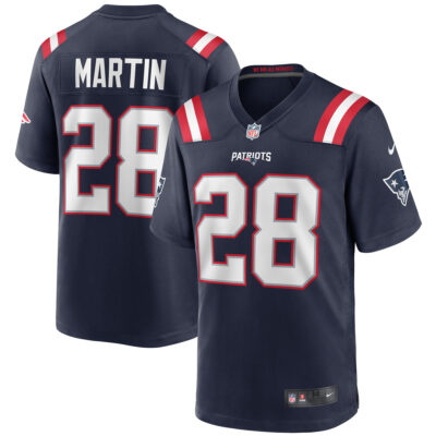 Curtis Martin New England Patriots Navy Home Game Jersey - All Stitched