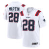Curtis Martin New England Patriots White Road Game Jersey - All Stitched