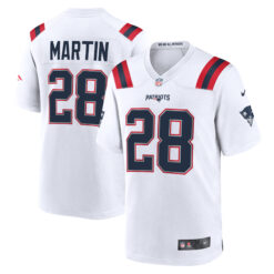 Curtis Martin New England Patriots White Road Game Jersey - All Stitched