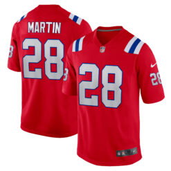 Curtis Martin New England Patriots Red Alternate Game Jersey - All Stitched