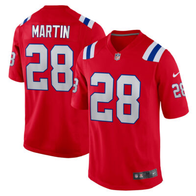 Curtis Martin New England Patriots Red Alternate Game Jersey - All Stitched