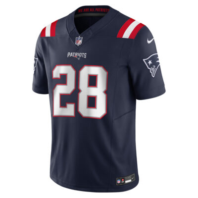 Alternative view of Curtis Martin New England Patriots Navy Home Vapor F.U.S.E Limited Jersey - All Stitched