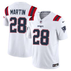 Curtis Martin New England Patriots White Road Vapor F.U.S.E Limited Jersey - All Stitched