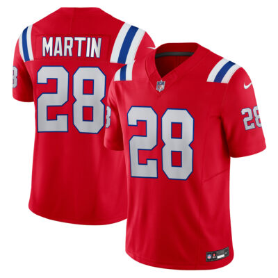 Curtis Martin New England Patriots Red Alternate Vapor F.U.S.E Limited Jersey - All Stitched