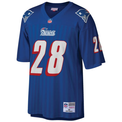 Alternative view of Curtis Martin New England Patriots Royal Blue Legacy Jersey - All Stitched