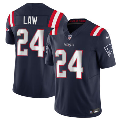 Ty Law New England Patriots Navy Home Vapor F.U.S.E Limited Jersey - All Stitched