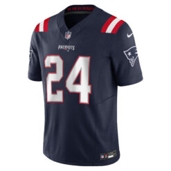 Alternative view of Ty Law New England Patriots Navy Home Vapor F.U.S.E Limited Jersey - All Stitched