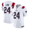 Ty Law New England Patriots White Road Vapor F.U.S.E Limited Jersey - All Stitched