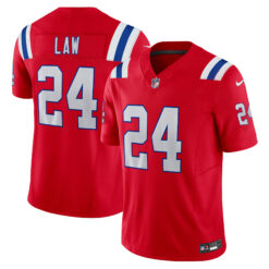Ty Law New England Patriots Red Alternate Vapor F.U.S.E Limited Jersey - All Stitched
