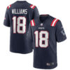 Kyle Williams New England Patriots Navy Home Game Jersey - All Stitched