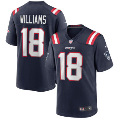 Kyle Williams New England Patriots Navy Home Game Jersey - All Stitched