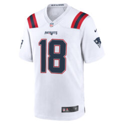 Alternative view of Kyle Williams New England Patriots White Road Game Jersey - All Stitched