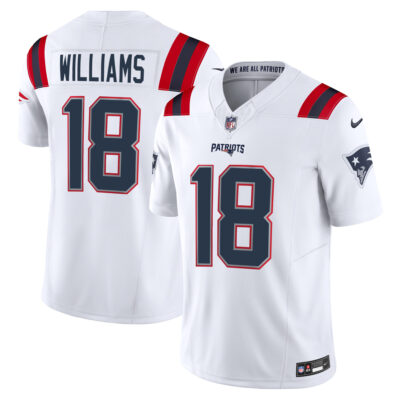 Kyle Williams New England Patriots White Road Vapor F.U.S.E Limited Jersey - All Stitched