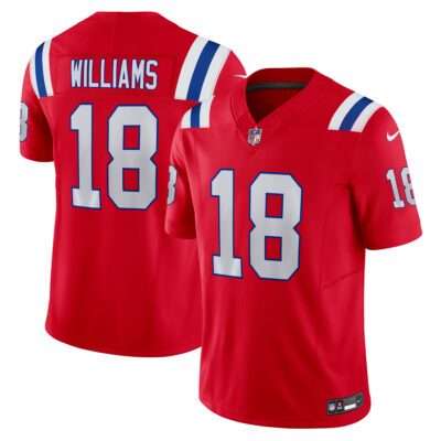 Kyle Williams New England Patriots Red Alternate Vapor F.U.S.E Limited Jersey - All Stitched