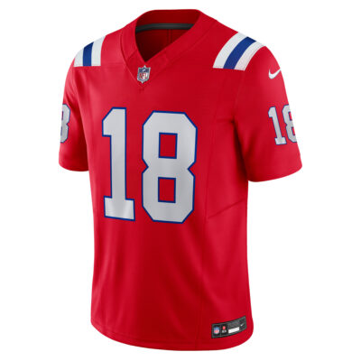 Alternative view of Kyle Williams New England Patriots Red Alternate Vapor F.U.S.E Limited Jersey - All Stitched