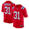 Craig Woodson New England Patriots Red Alternate Game Jersey - All Stitched