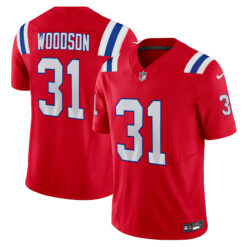Craig Woodson New England Patriots Red Alternate Vapor F.U.S.E Limited Jersey - All Stitched